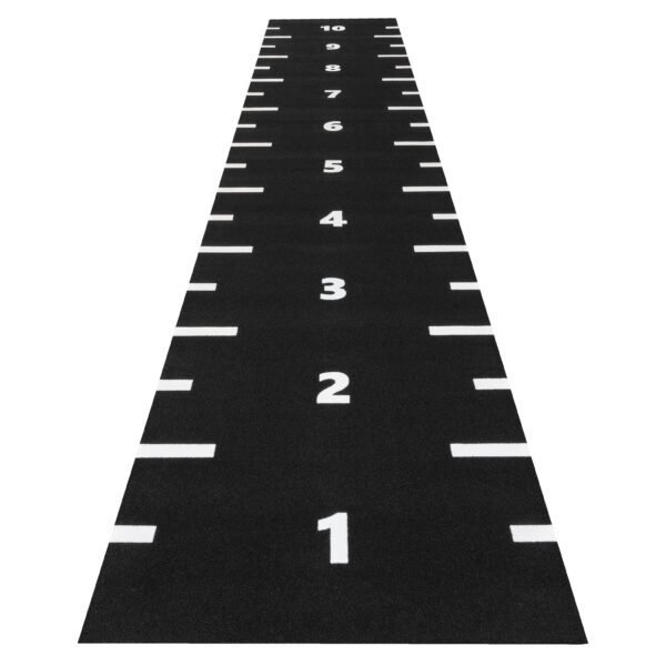 Heavy Sprinttrack genummerd - Zwart - Summit Fitness Vloeren