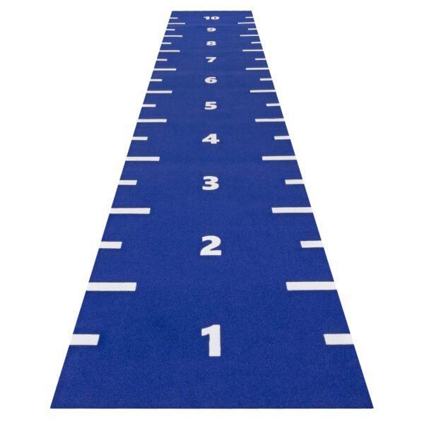 Heavy Sprinttrack genummerd - Blauw - Summit Fitness Vloeren
