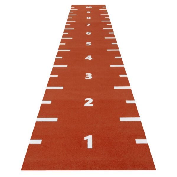 Heavy Sprinttrack genummerd – Oranje – Summit Fitness Vloeren
