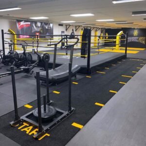 Heavy Sprinttrack Start & Finish in zwart en geel