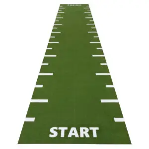 Heavy Sprinttrack licht groen met Start & Finish-markering – Summit Fitness Vloeren
