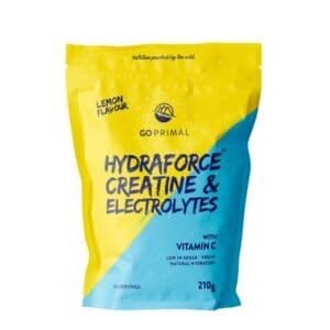Hydraforce Electrolytes Creatine en Vitamine C in verfrissende citroensmaak