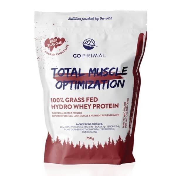 Hydro Whey proteïnepoeder romige chocoladesmaak voor spierherstel